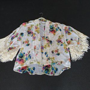 Fringed Kimono